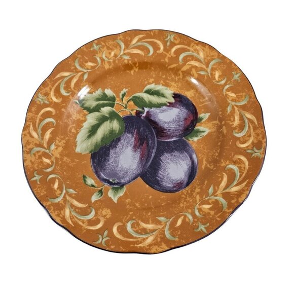 Noble Excellence Napa Valley HONEY and PLUM 8 5/8" Salad Luncheon Plates - Picture 9 of 16
